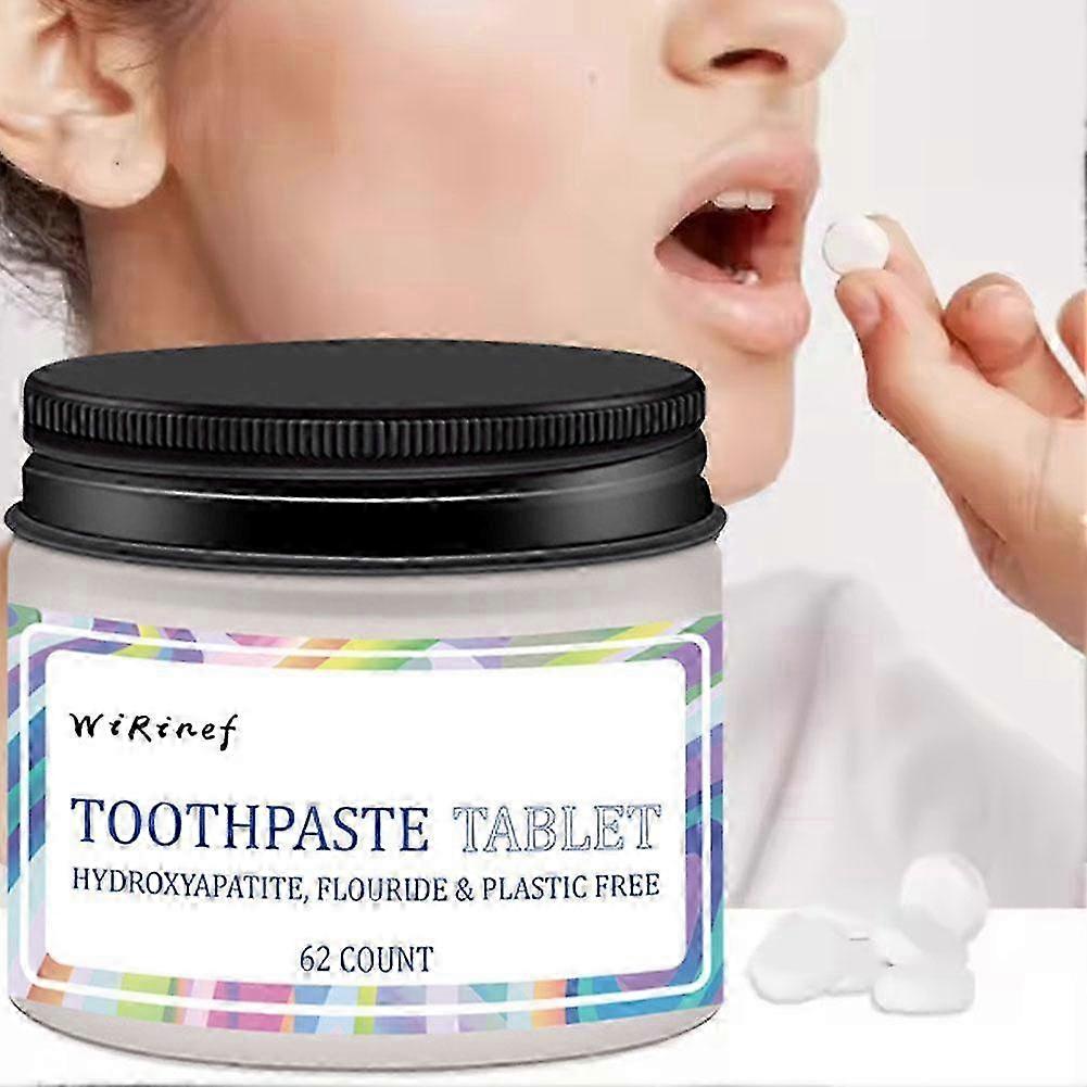 Toothpaste Tablets 62pcs Nano Hydroxyapatite Toothpaste Tablets Whitening Teeth 26s