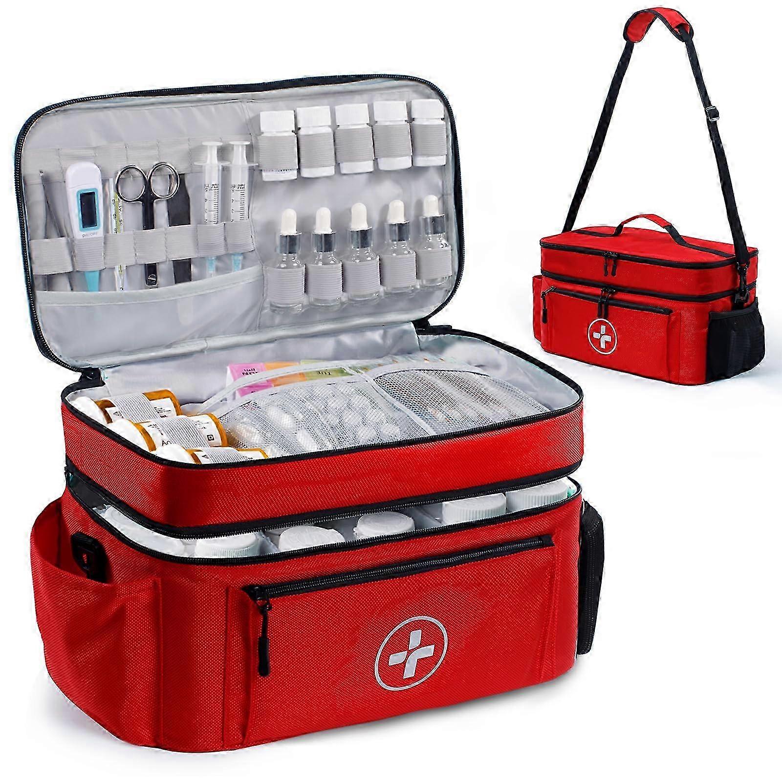 2026 Travel Medicine Bag with Storage Function