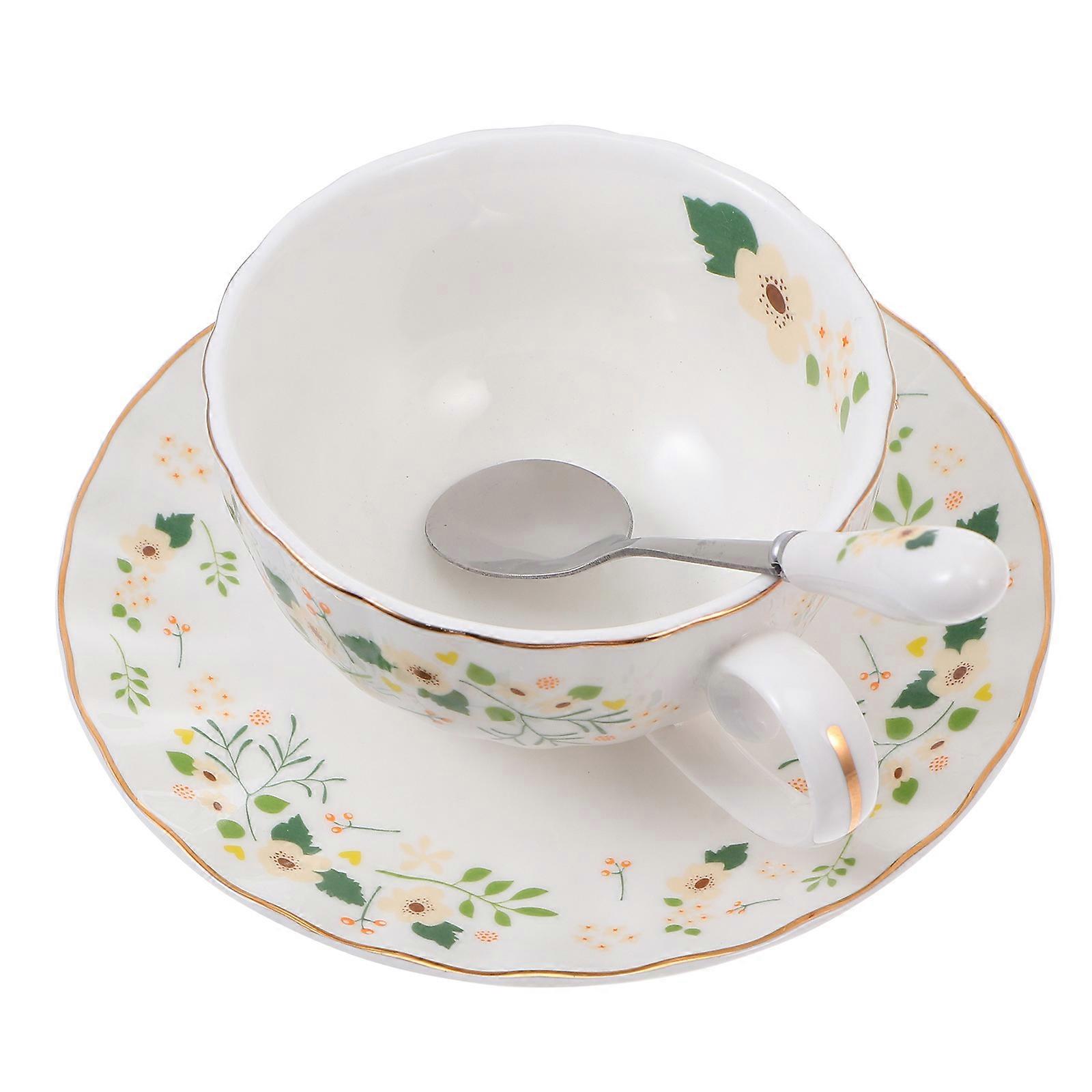 Ceramic Coffee Cup Set for Home Use 1Set Household Design