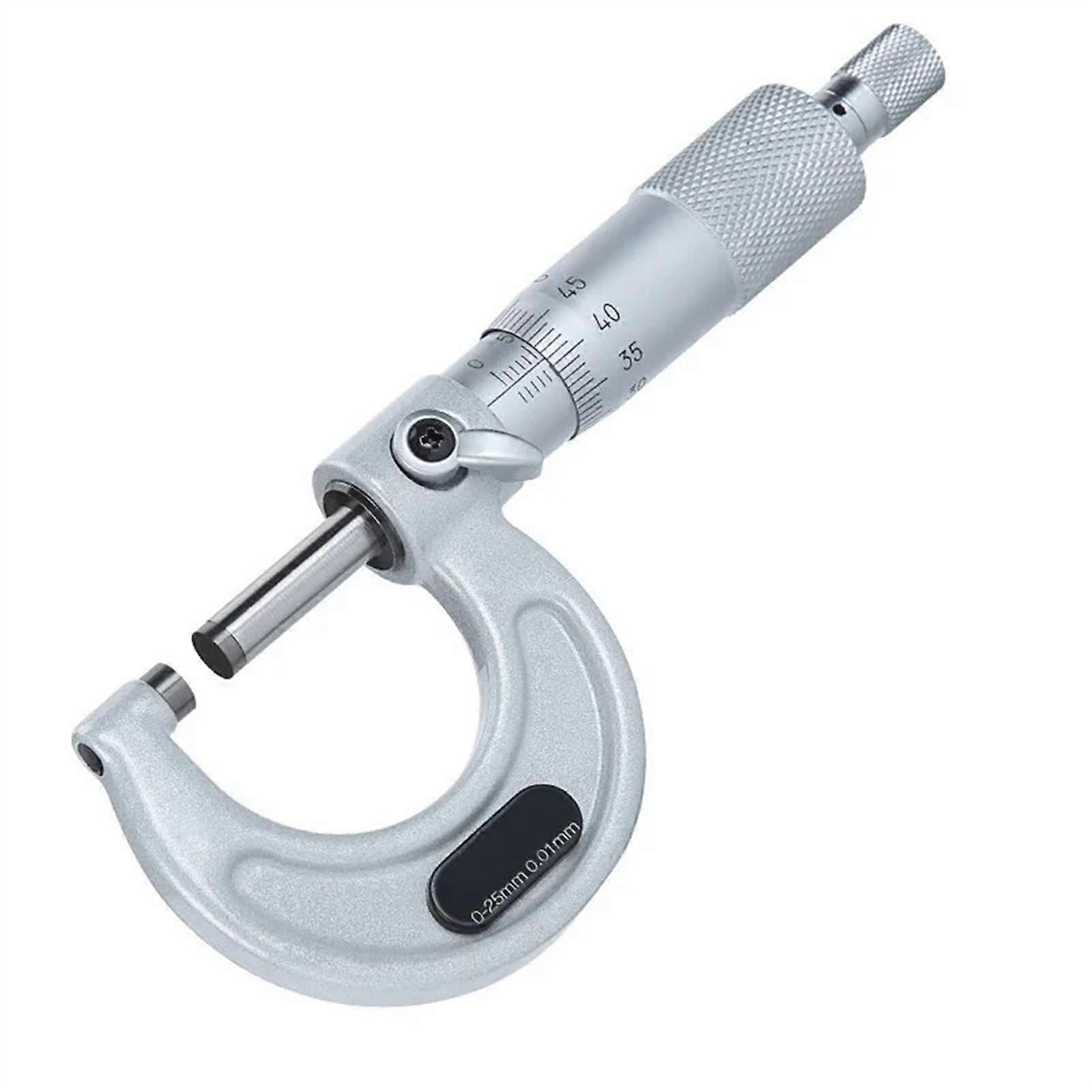 5075mm Outside Micrometer  Precision 0.01mm Laser Graduation with Locking Clamp