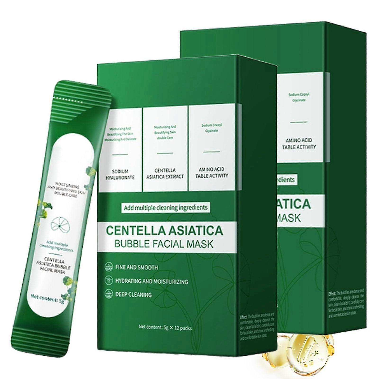 Centella Asiatica Facial Bubble Mask with Avocado, Deep Cleansing and Hydration Boost