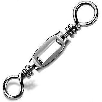 15Pcs Fishing Swivel Heavy Duty Stainless Steel Swivels Saltwater Fishing Connector Terminal Tackle
