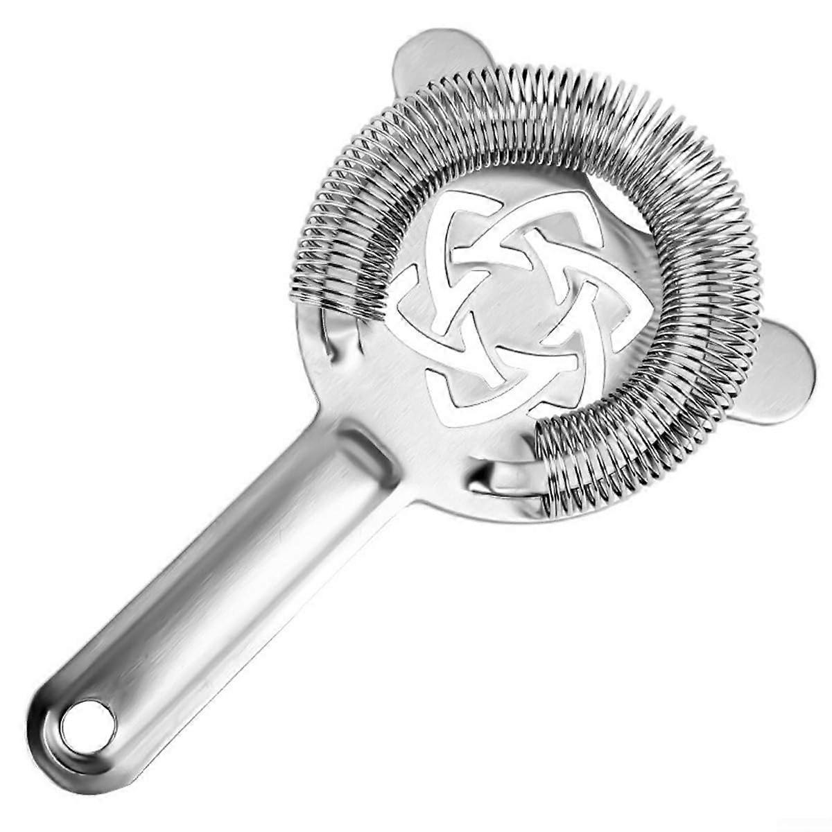 Cocktail Strainer with Spring for Boston Shaker, Durable Stainless Steel,  Filtering Design