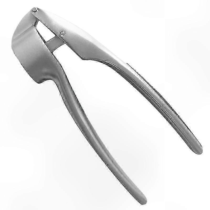 Zinc Alloy Garlic Press with Peeling Function for Easy Crushing and Squeezing
