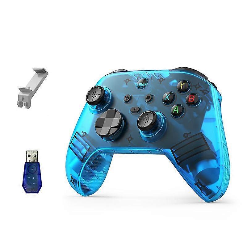 Wireless Hall Effect Joystick Controller with Dual Triggers for PC Android iOS Switch OLED Turbo