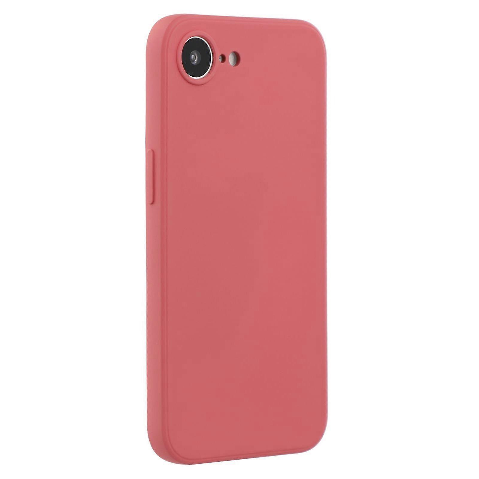Coque AMORUS pour iPhone 16e : découpes précises, doublure en fibre TPU, protection antichoc - Rouge aubépine