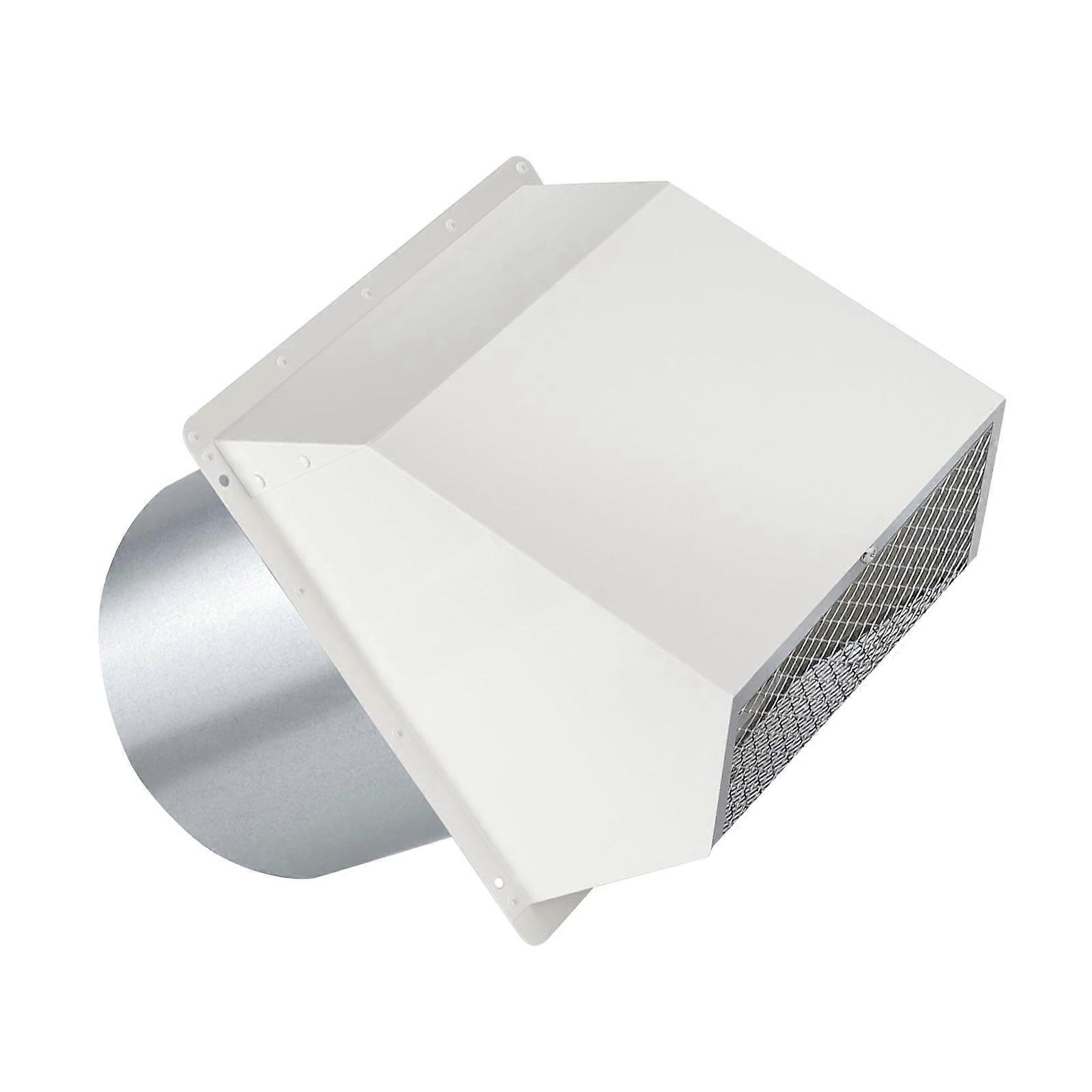 Galvanized Steel Wall Mount Exhaust Outlet Neighborhood for Easy Installation Denial Drilling Required Ventilation Protect Applications  6in
