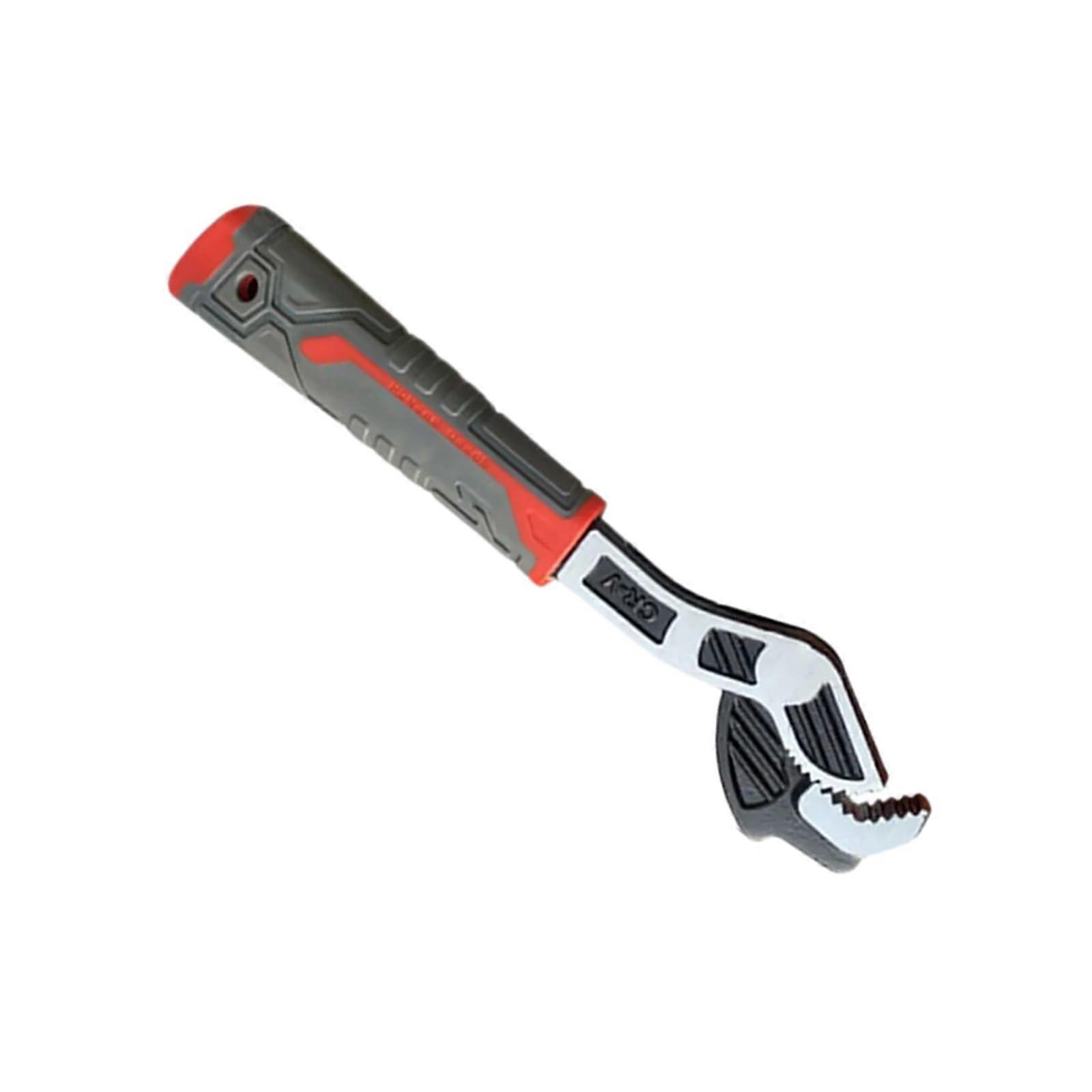 8Inch SelfAdjusting Adjustable Wrench with SelfLocking System for Pipes, Plumbing and Bikes