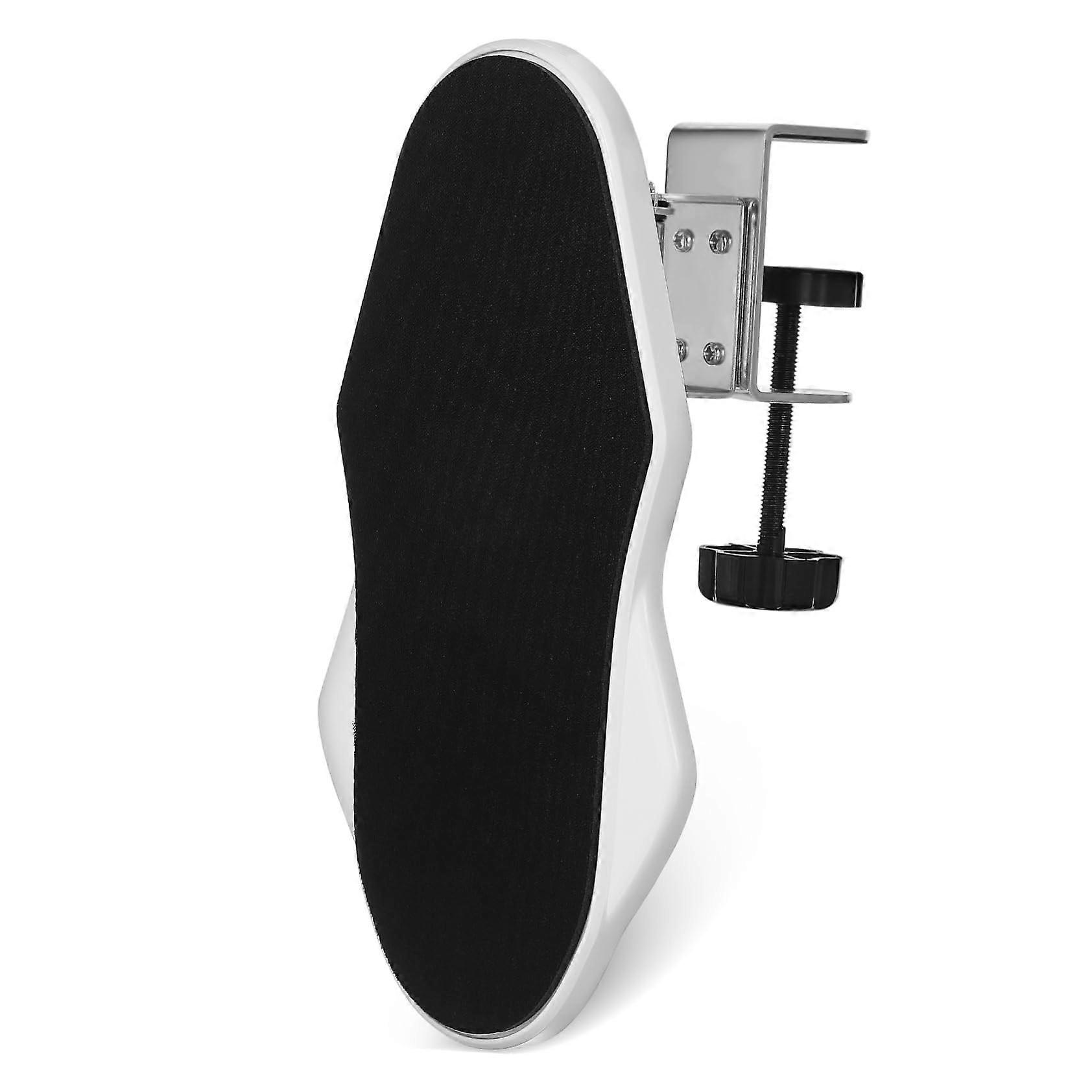 Foldable Ergonomic Desk Armrest Support with Adjustable Clamp, Padded Elbow Rest for Office Workstation