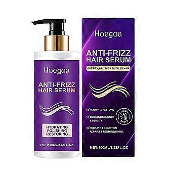Hydraterend haarserum - keratine haarbehandeling voor droog, pluizig, beschadigd haar - antikroes, hittebeschermer & gespleten haarpunten herstellen voor glad, glanzend haar