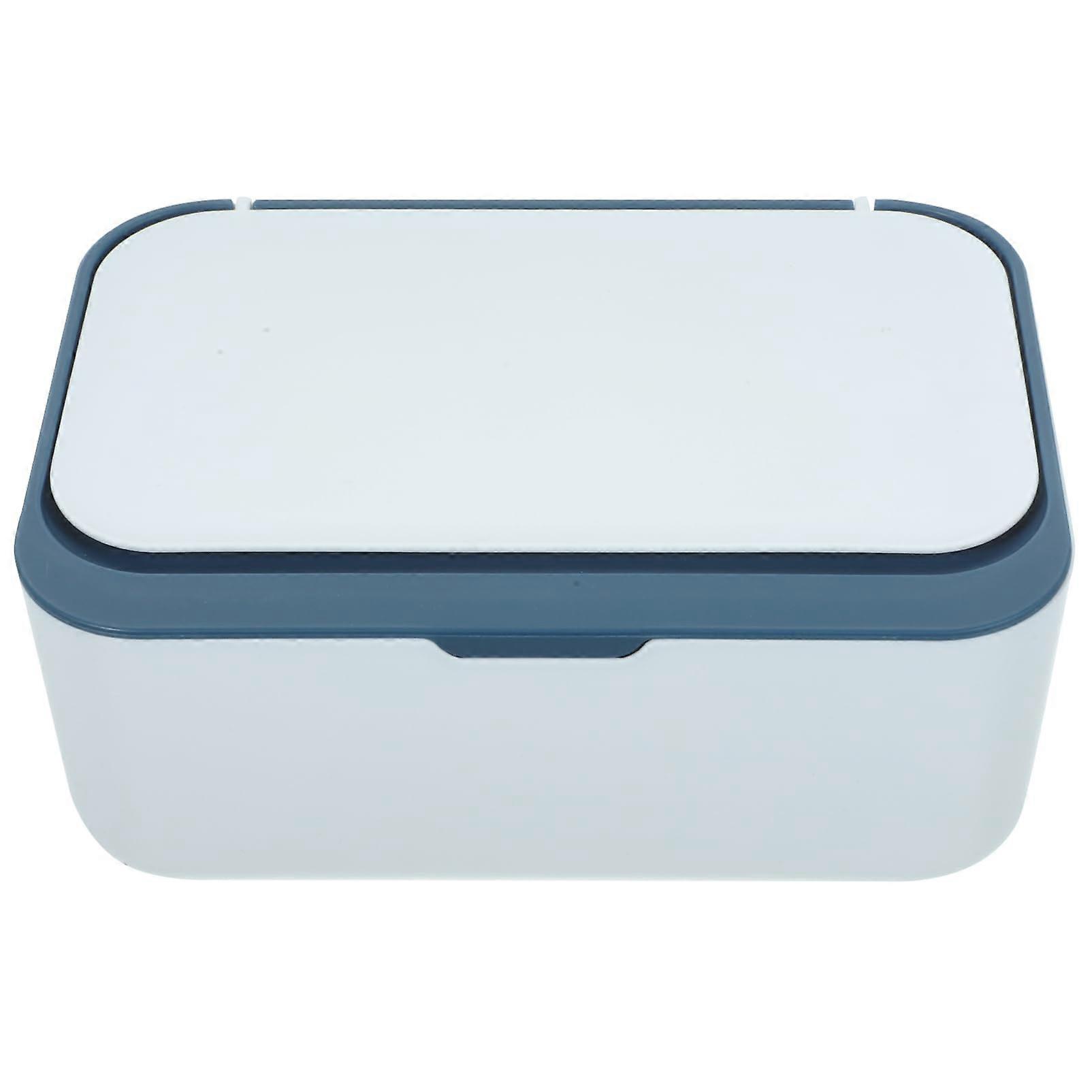 Large Capacity Tissue Box Holder with EasyLoad Access and SpaceSaving Design for Home and Office