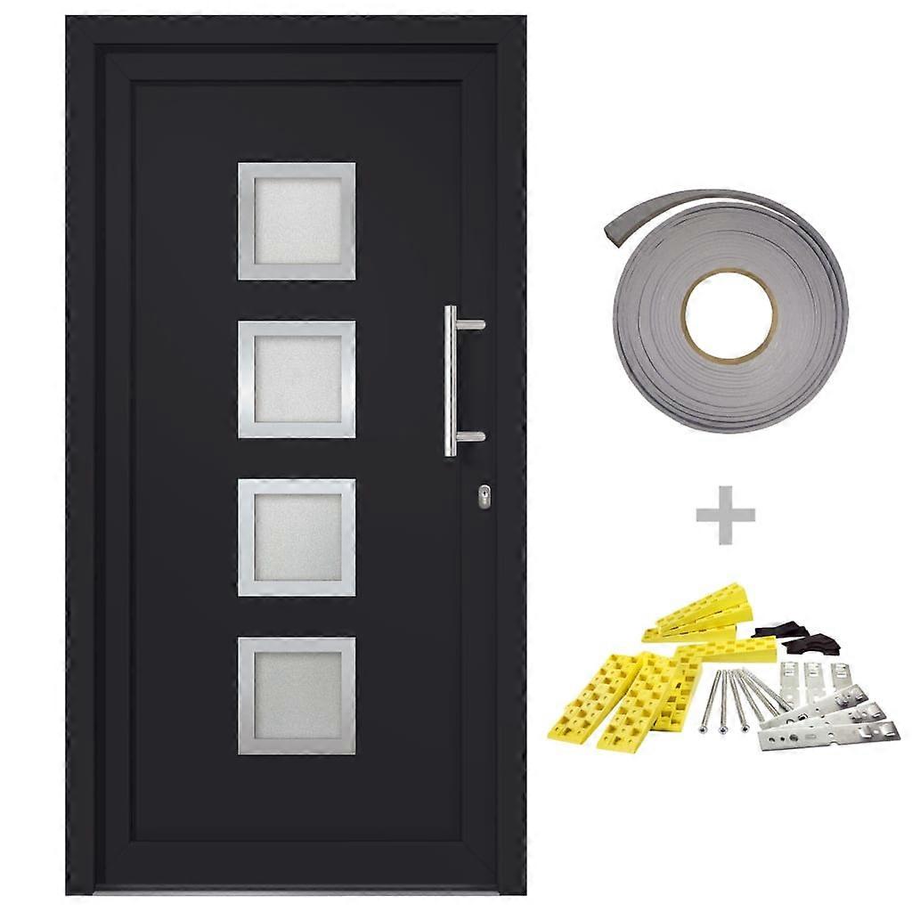 Haustür Anthrazit 108x208 cm