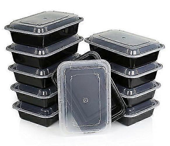 Kabalo 10 Pack Premium Stackable Microwave Re-usable Lunchbox Food Container Meal Boxes
