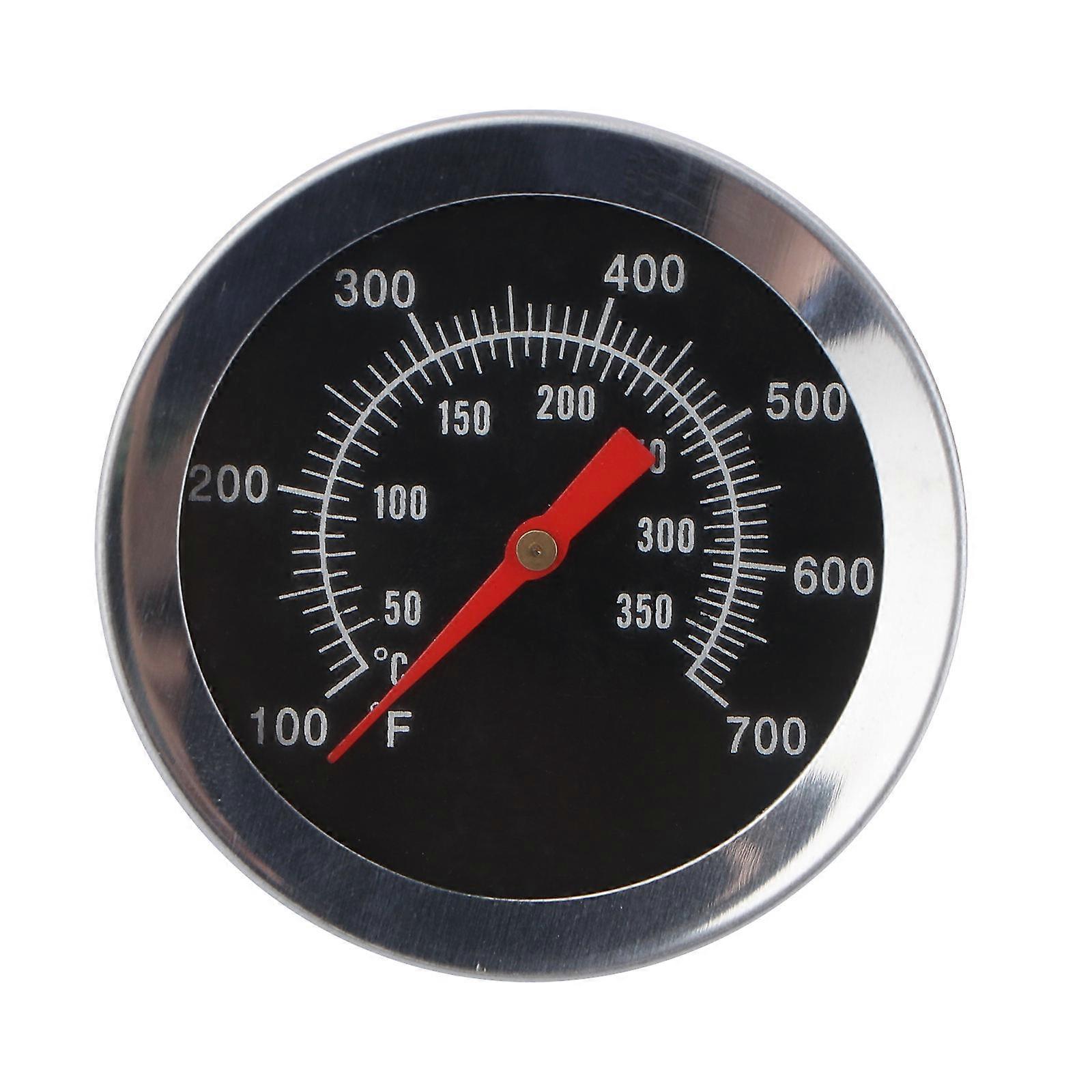 Temperature Bbq Meat Dial Thermometer for Grill Use Stainless Steel