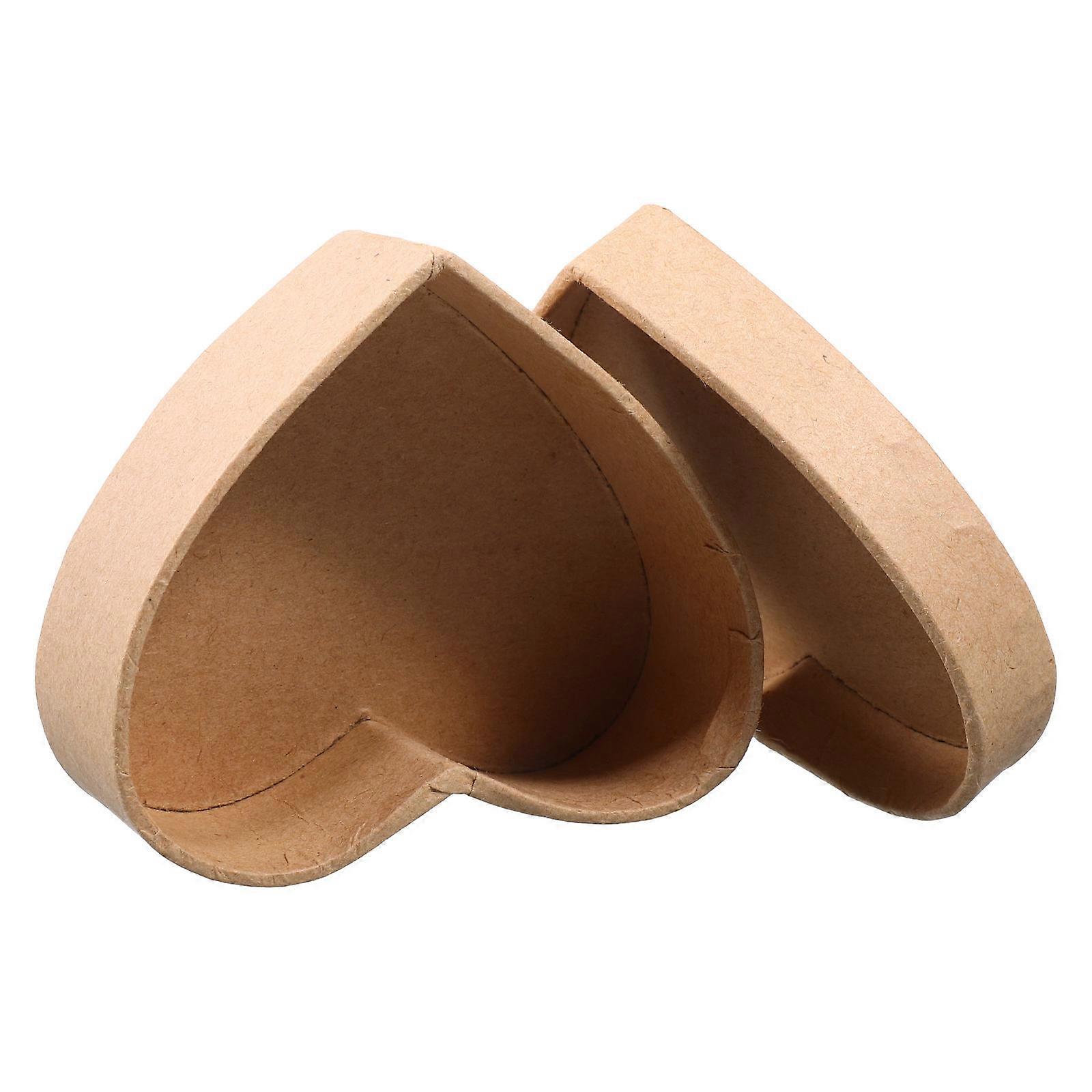 Heart Shaped Kraft Paper Box for Chocolate Storage Packaging