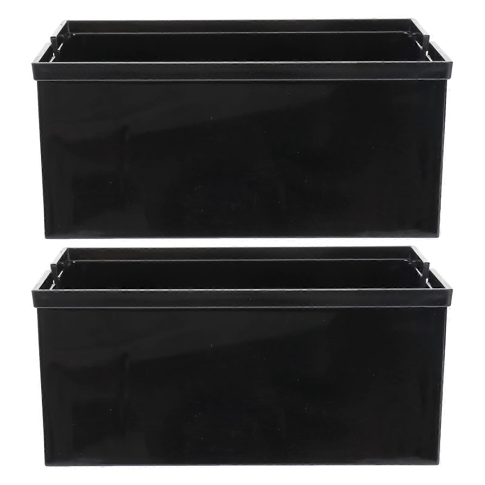 Fish Tank Filter Box Plastic Drip Filter Box Aquarium External 2Pcs