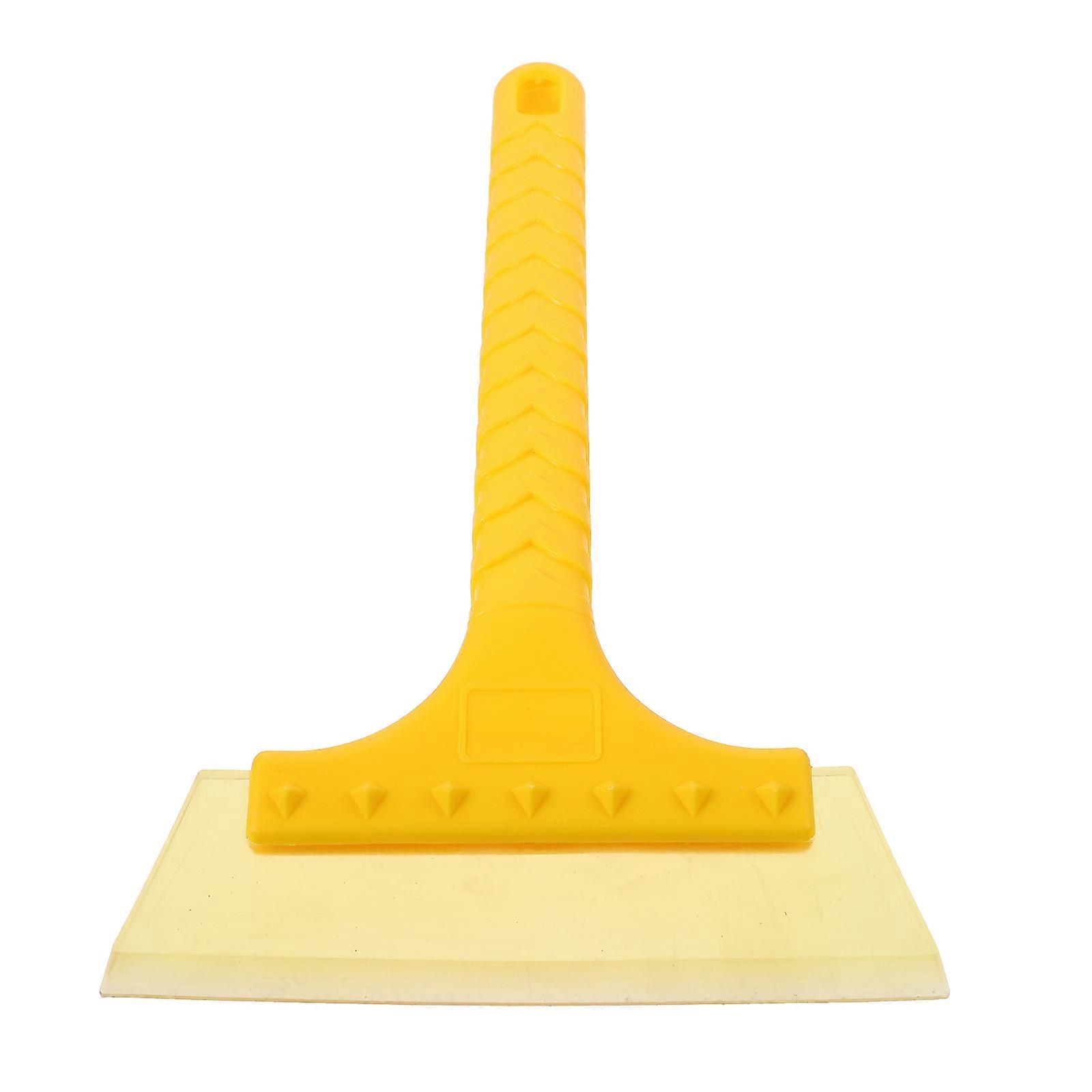 Short Handle Snow for Car Yellow