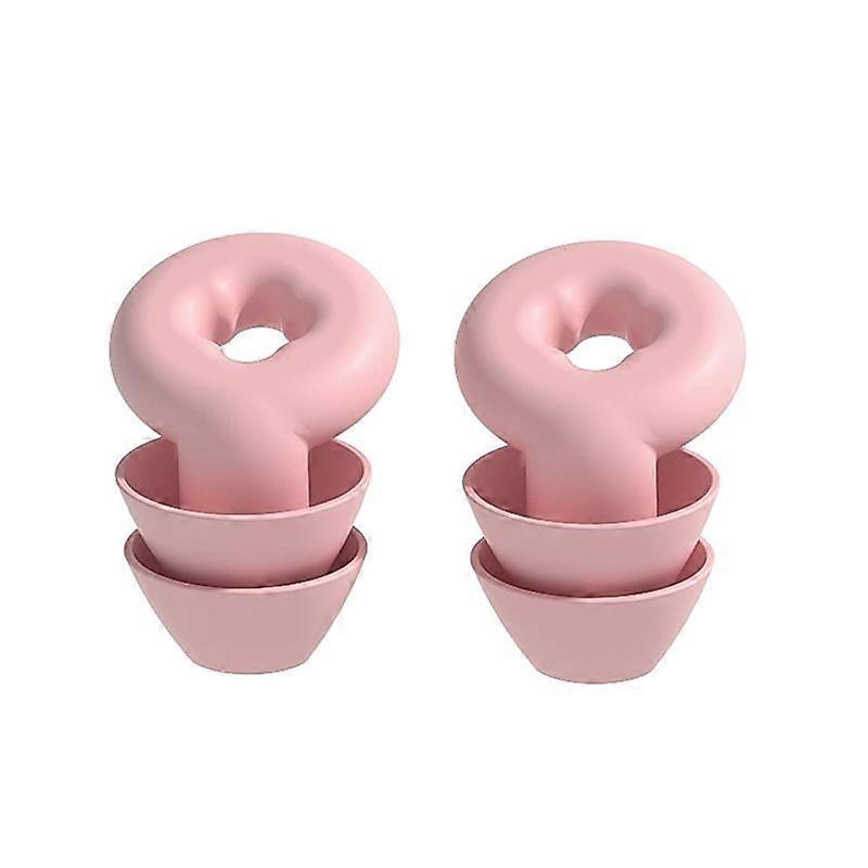 Soft Ear Plugs for Noise Reduction Waterproof Silicone Ear Plug Pink