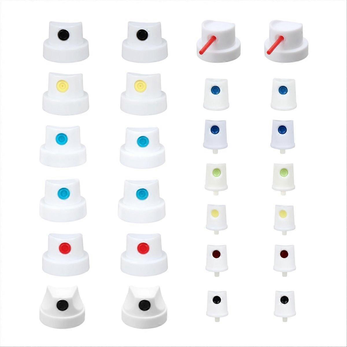  Paint Nozzle Caps Set, 26 Universal Replacement Tips