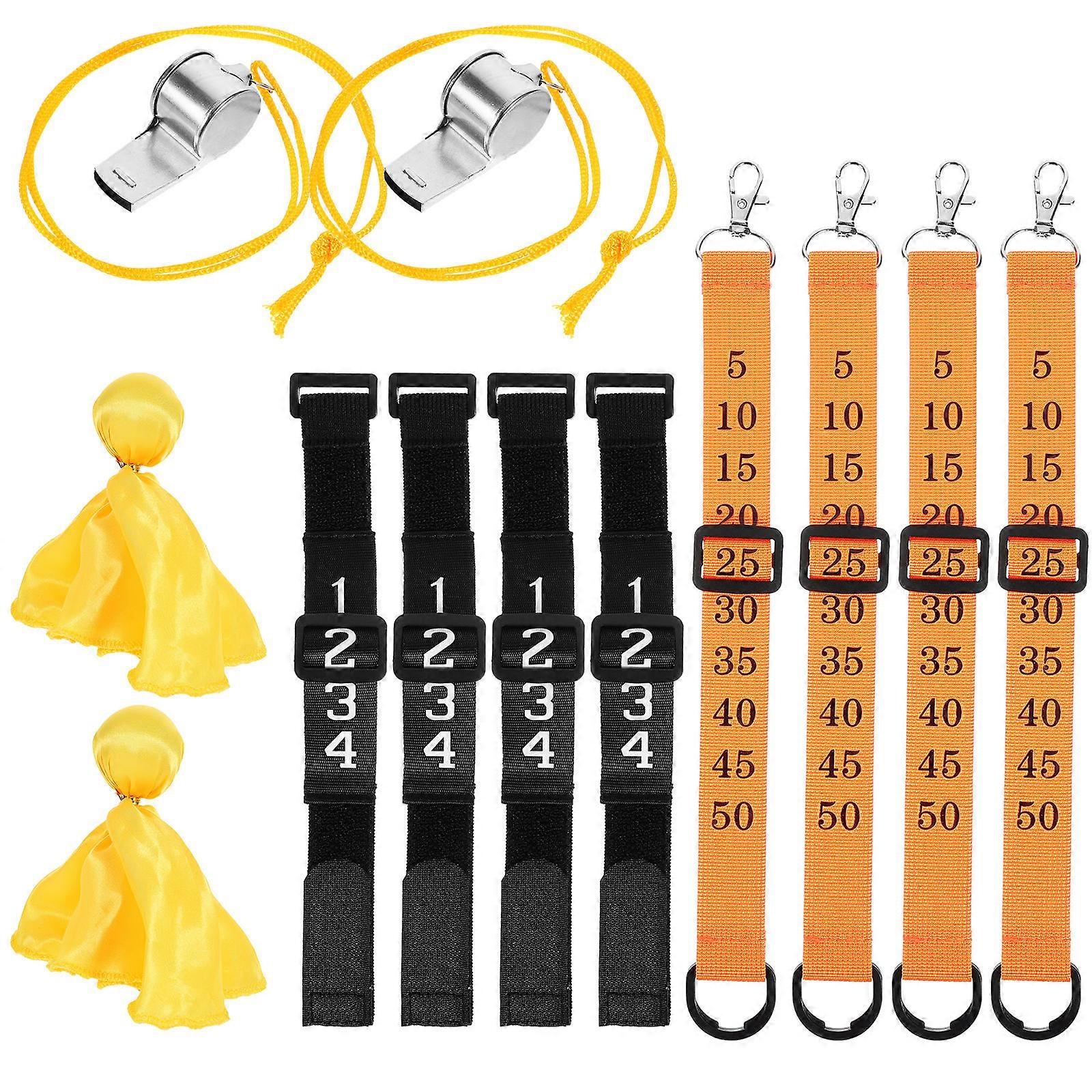 Football Referee Chain Clips Standard Kit for Referee Use 1Set