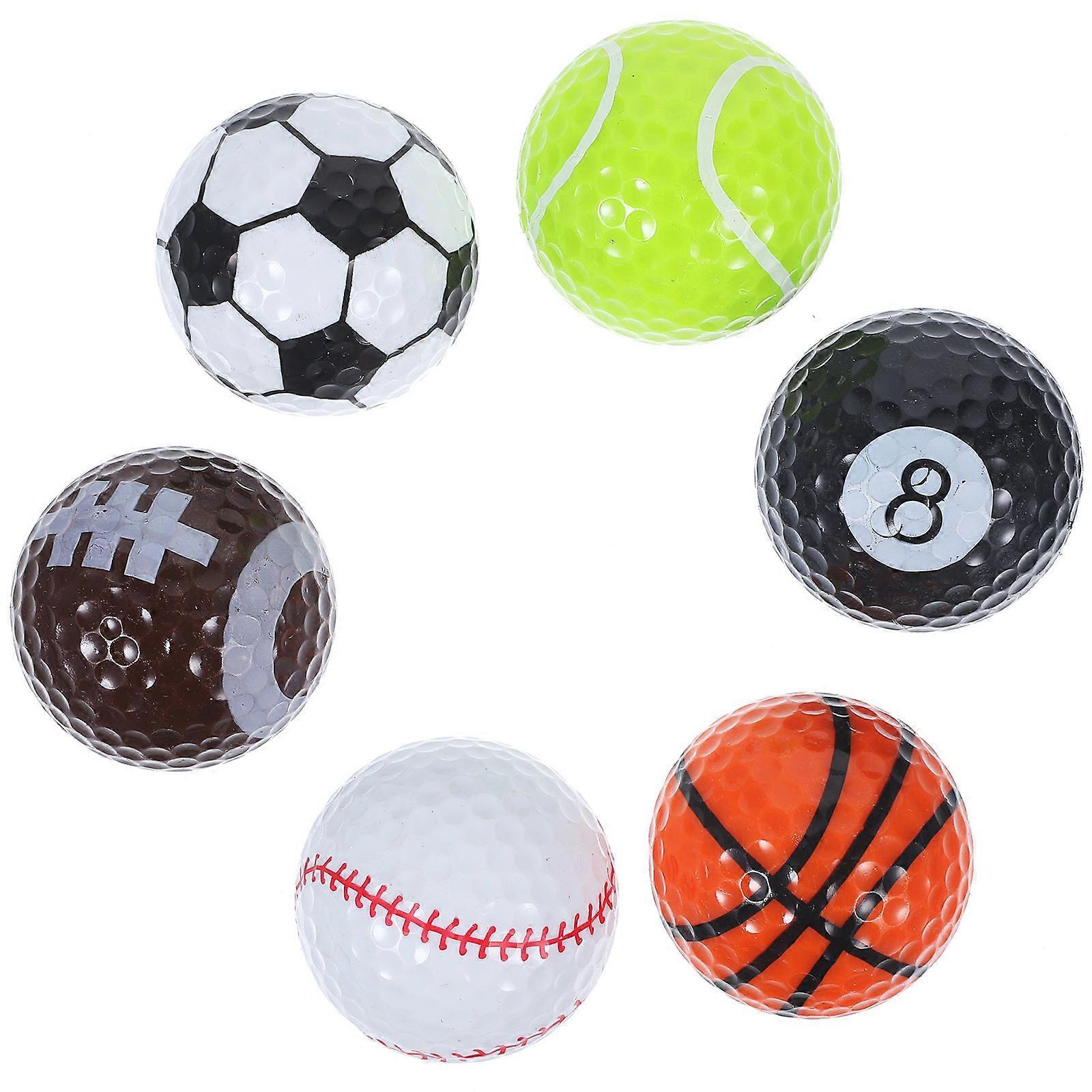 Golf Balls Training Rubber Golf Balls 5Sets with Gift Box for Practice