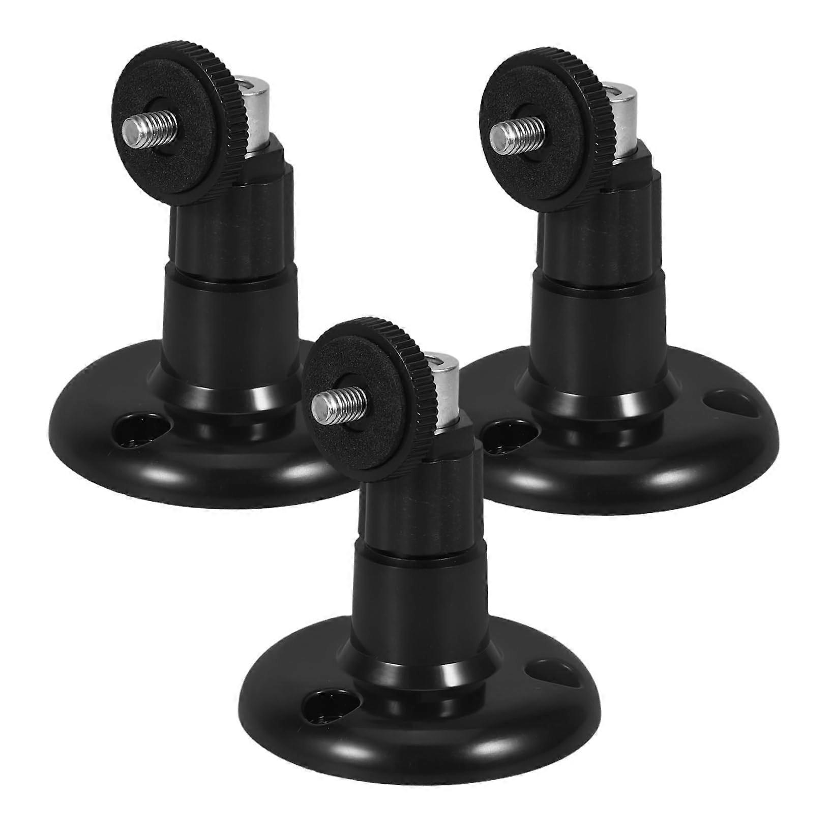 Security Camera Wall Mount Bracket 3pcs Weatherproof Adjustable Corner and Flat Wall CCTV Holder