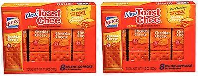 Lance Toast Chee Cheddar Käse Sandwich Cracker 2 Box Pack