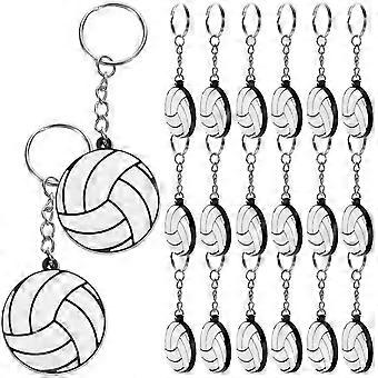 20pcs Keychains Volleyball Party Bag Hanging Pendants Key Chains Volleyball Party Favors