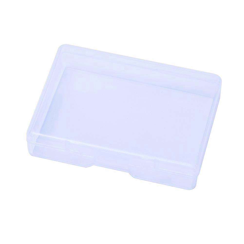 Plastic Storage Box for Organization 6Pcs Transparent Rectangular Jewelry Container