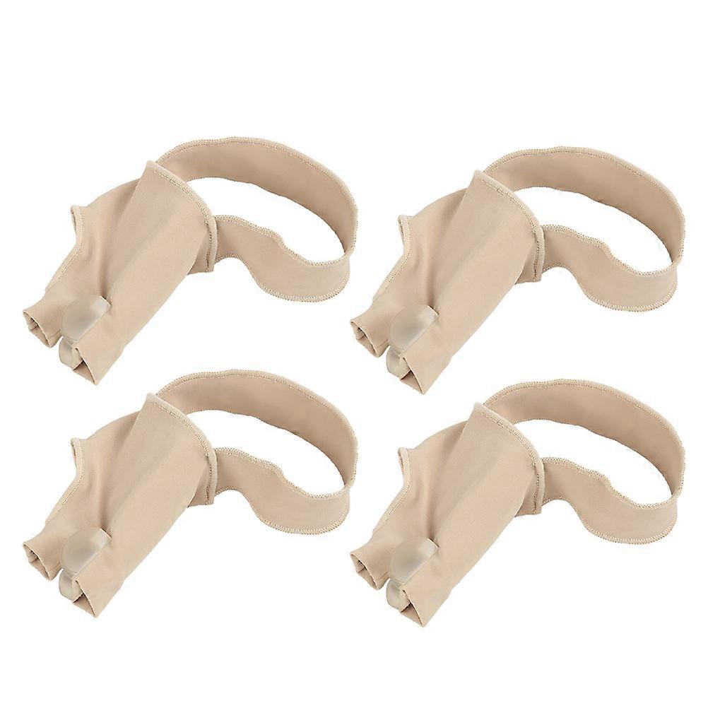 Corrective Toe Separator Socks with Gel Pad for Big Toe Alignment 4Pairs