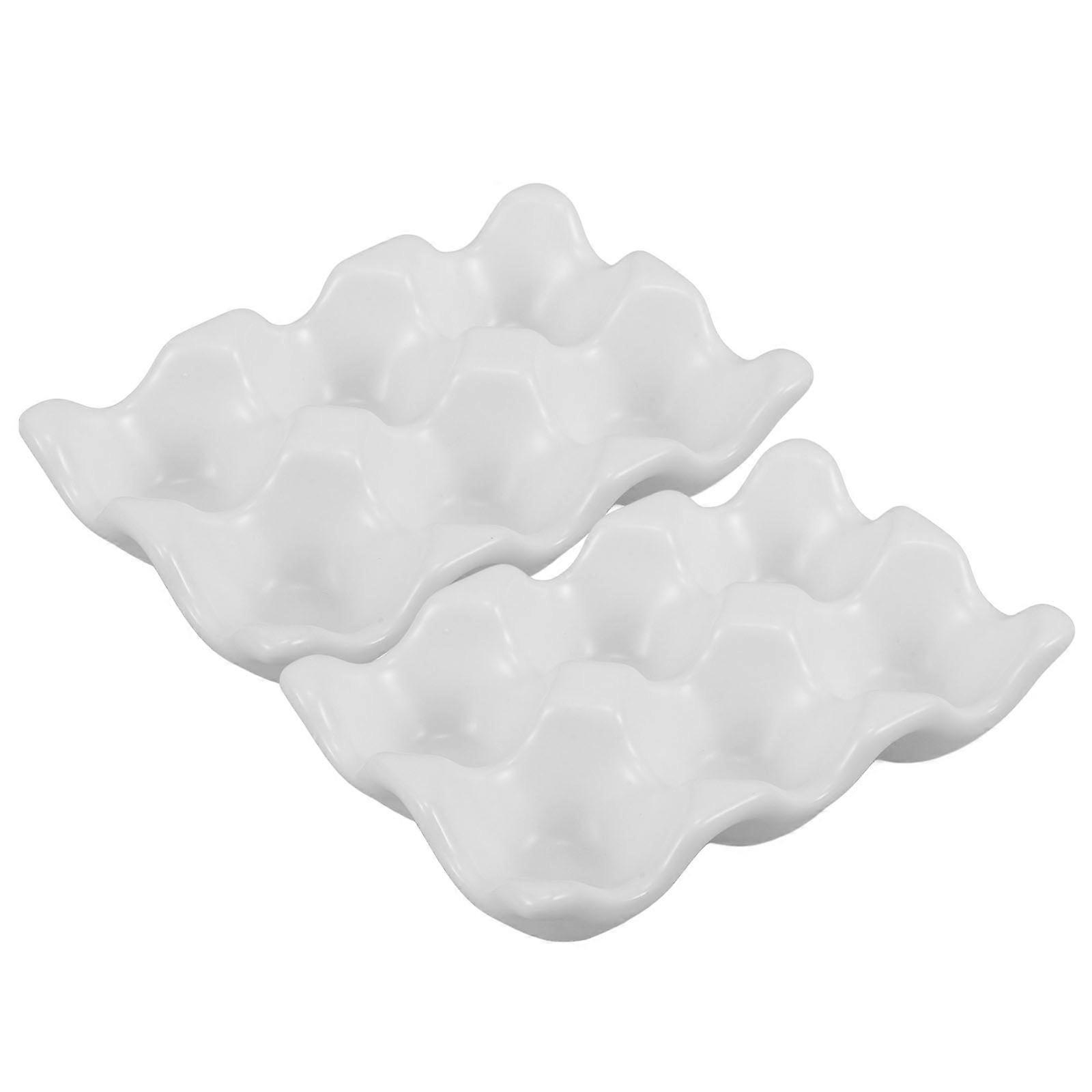 Multi-Functional Ceramic Egg Holder for Home Use Durable Egg Container