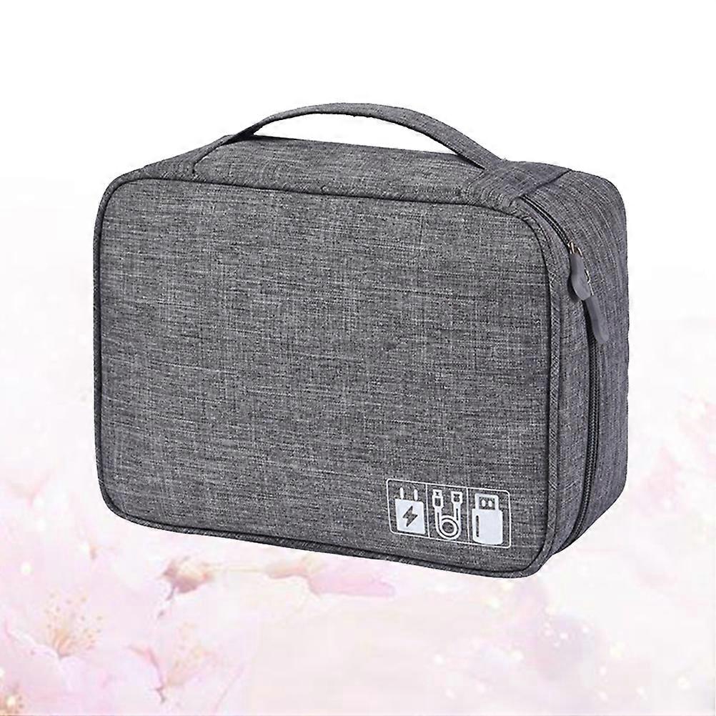Travel Pouch for Small Electronics Data Cable Carrying Case for Storage