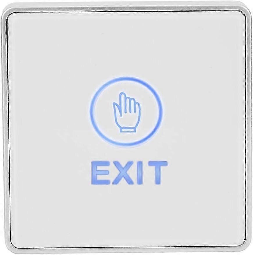 Home Security Unlock Exit Button, Touch Sensor Door Access Control System Switch for Door Access Con