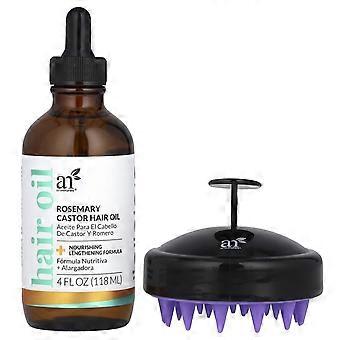 artnaturals, Hair Growth Kit, Rosemary + Castor Oil , 2 Piece Kit, 2-Pack