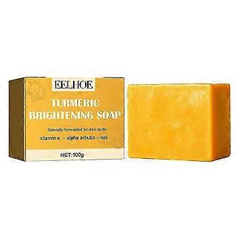 Eelhoe Turmeric Cleansing Soap Cleanses Face, Lightens Blemishes And Blemishes, Brightens And Soften