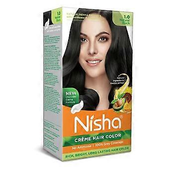 Nisha Natural Permanent Creme Hair Color  Ammonia-Free Long Lasting Grey Coverage Hair Dye