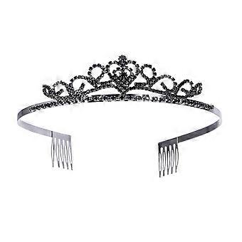 Pearl Hair Barrettes Queen Wedding Black Comb Tiaras Crowns Women Birthday Party Crowns Girls