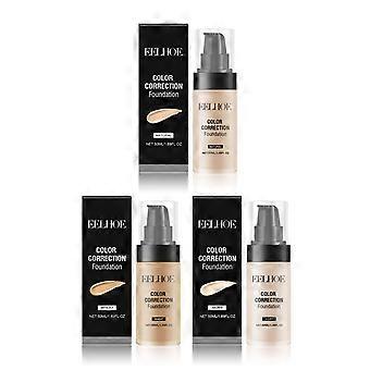 EELHOE foundation make-up concealer is mild, natural, light, lustrous, moisturizing, long-lasting, and hard to take off makeup liquid foundation