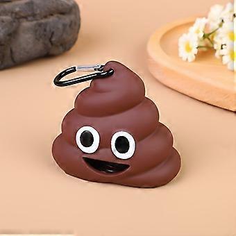 Bärbar silikon hundavfallspåse hållare - Bekväm Clip-On Dispenser, Hållbar Pet Poop Bag Carrier för utomhuspromenader och städa upp väsentligheter