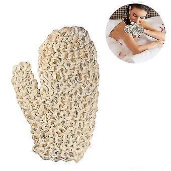 Hand-woven Sisal Bathing Glove, Natural Scrubbing Gloves, Bath Towel Exfoliate All Over Your Body