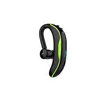 Stereo Waterproof Earphones Wireless Headset Earhook Earbuds Handsfree Headphones for Smart Phone (Green)
