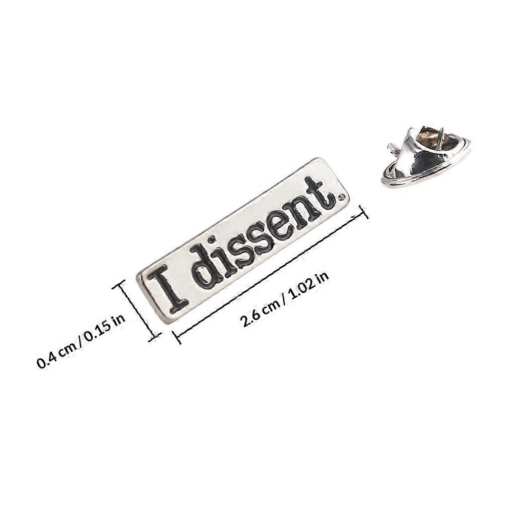 Lapel Jewelry For Men Delicate Brooch Fashionable Rectangular Shape 1Pack