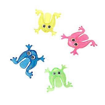 50Pcs Mini Springen Transparent Hüpfen Kinder Lernspielzeug Finger Drücken Springspielzeug Party Gastgeschenke für Kinder Mädchen Junge Geburtstagsgeschenke Zufällig 