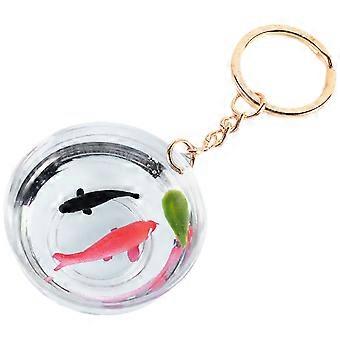 Goldfisch-Schlüsselanhänger, kreativer Fischanhänger zur Dekoration von Rucksäcken