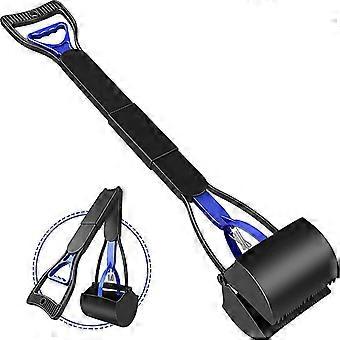 Pooper Scooper For Dogs Foldable Long Handle Poop Pick Up Tool
