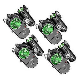 4pcs Electronic Fishing Bite Alarm, Sensitive Sound Bite Alert Indicator