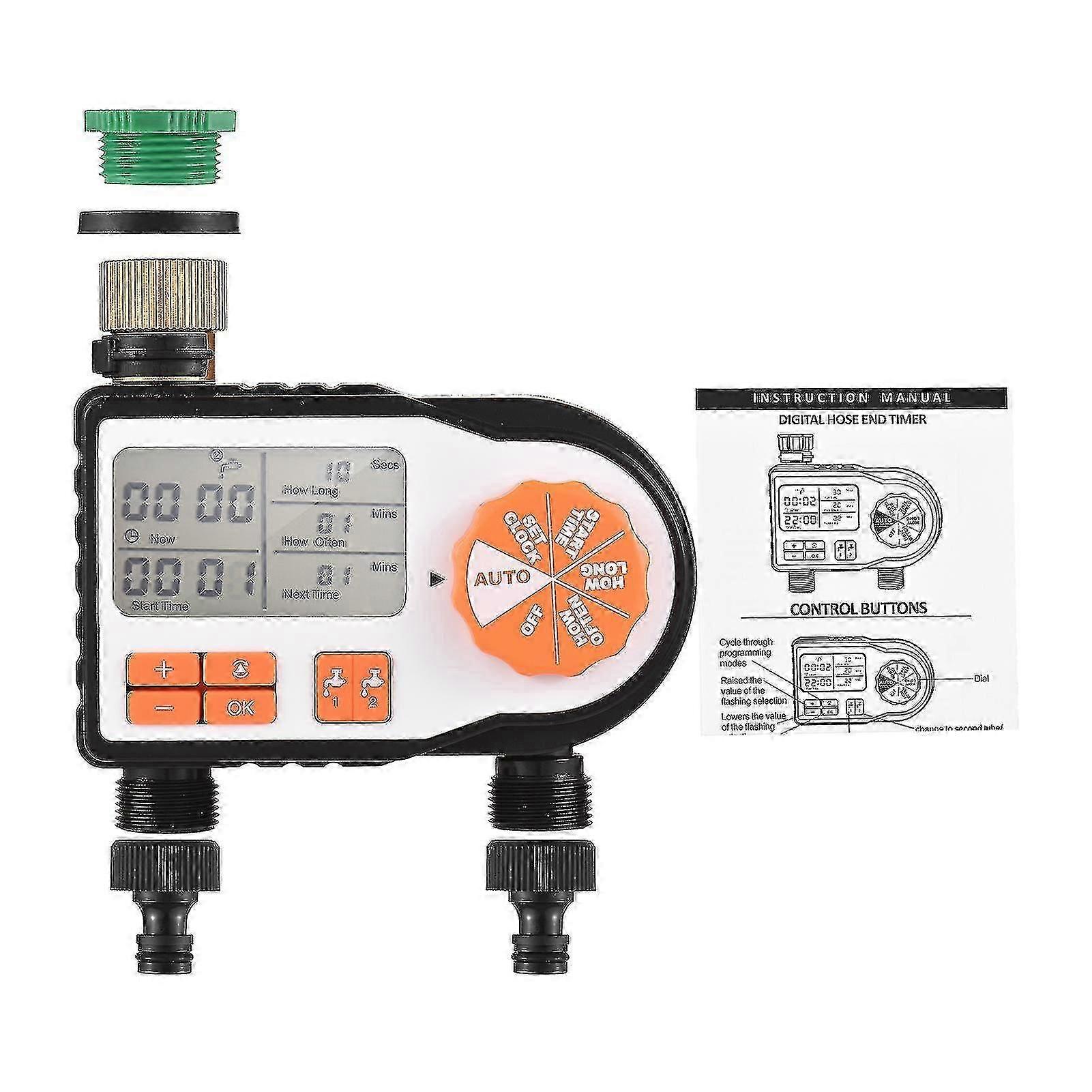 Digital Automatic Watering Timer Programmed Garden Irrigation Timer Faucet Sprinkler Intelligent Irrigation Controller