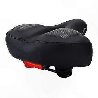 Bicycle Saddle for Upright Cycling Position, Thick Padded Comfort, Universal Fit for Hybrid City Bikes 26-27