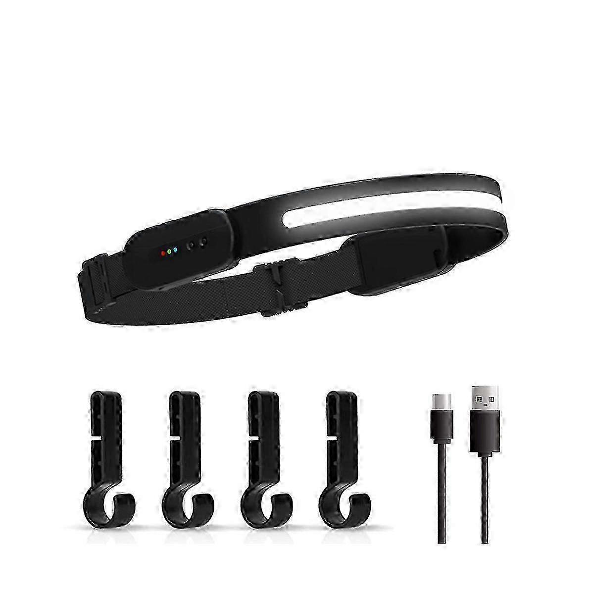 Multi-Function Induction Headlights Support Fast Charging Bluetooth Conversation Fishing Outdoor He