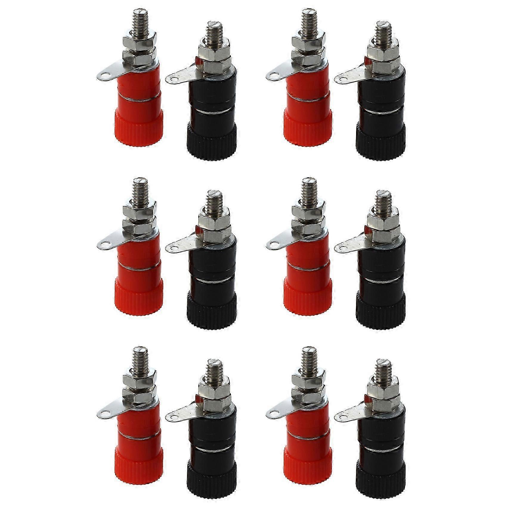 60 Pcs 3.8mm Thread 4mm Banana Plug Socket Binding Post Replacement